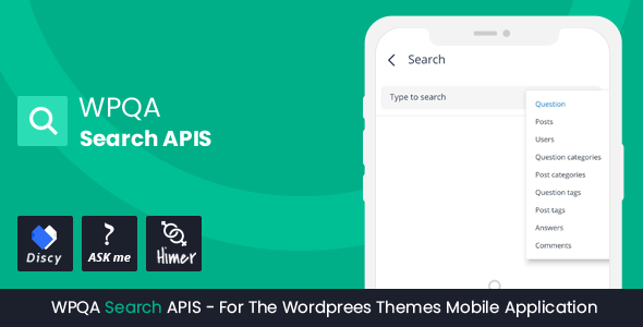 WPQA Search APIs – Addon For The WordPress Issues