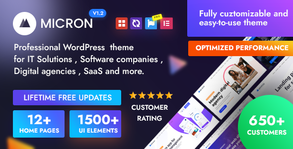 Micron – Multi-motive Technology WordPress theme