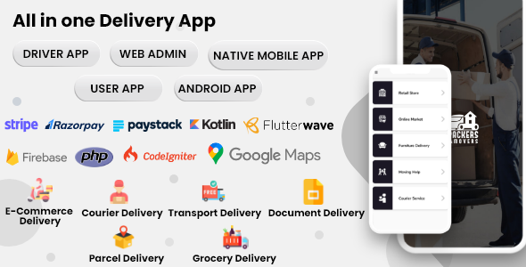 Packers&Movers Android App with Backend