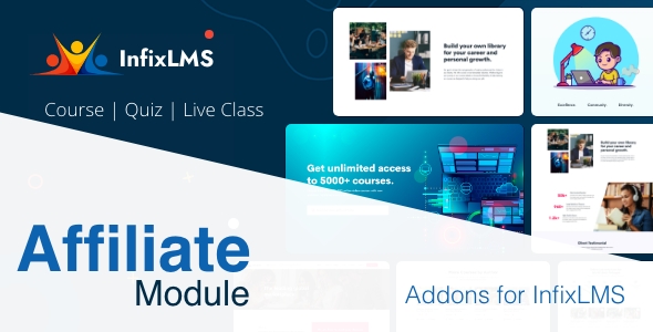 Affiliate add-on | Infix LMS Laravel Studying Management Arrangement