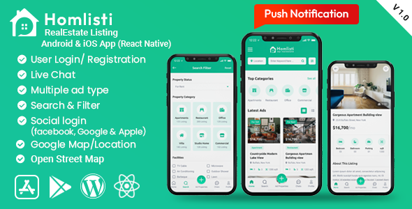 HomListi – Staunch Property Checklist Android & iOS App