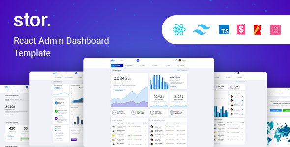 Stor – React Admin Dashboard Template