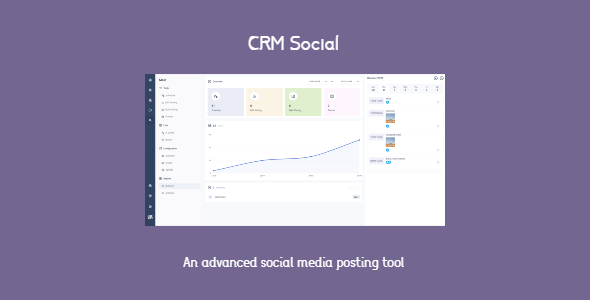 CRM Social – developed social media posting tool