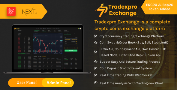 Tradexpro Change – Crypto Take Promote and Buying and selling platform, ERC20 and BEP20 Tokens Supported