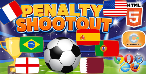 PENALTY SHOOTOUT – HTML5 GAME (CONSTRUCT 3)