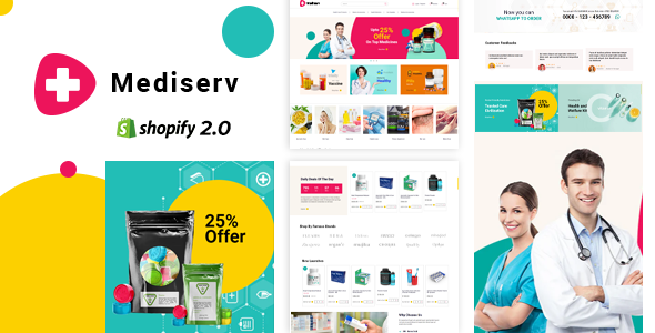 Mediserv  – Scientific Store Shopify Theme