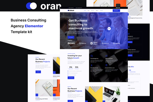 Oran – Enterprise Company Template bundle