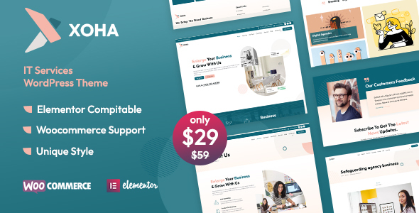 Xoha – IT & Startup Companies and products WordPress Theme