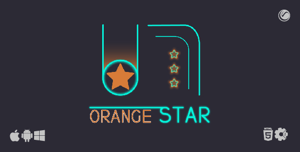 Orange Enormous determine | HTML5 Scheme Sport