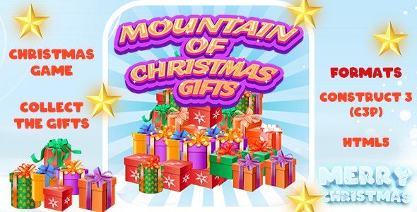 Mountain of Christmas Gifts Game (Procure 3 | C3P | HTML5) Yule Game