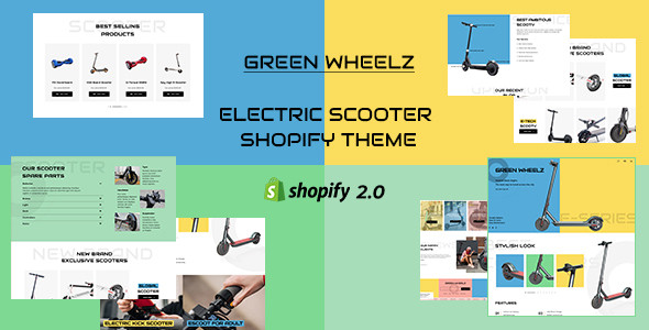 GreenWheelz – Single Product 2.0 Shopify Theme