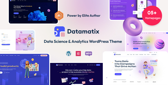 Datamatix – Info Science & Analytics WordPress Theme