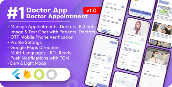 Doctor App for Clinical doctors Appointments, Diagnostics, Clinical Managements