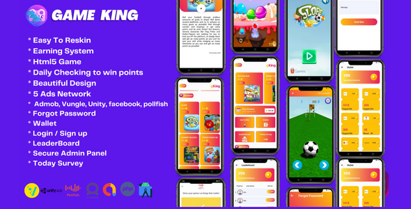 Sport King – Html5 Sport With Rewards Gadget