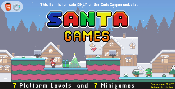 Santa Games – HTML5 Platform 2D Sport