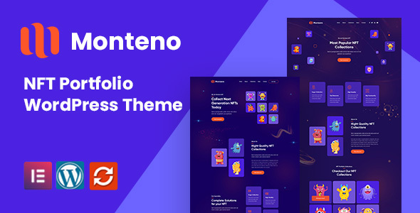 Monteno – NFT Portfolio WordPress Theme