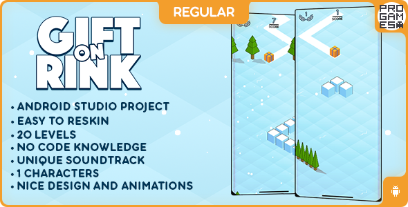 Gift on Rink (REGULAR) – ANDROID – BUILDBOX CLASSIC game