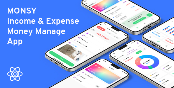 Monsy – Money Manage React Native Full Application