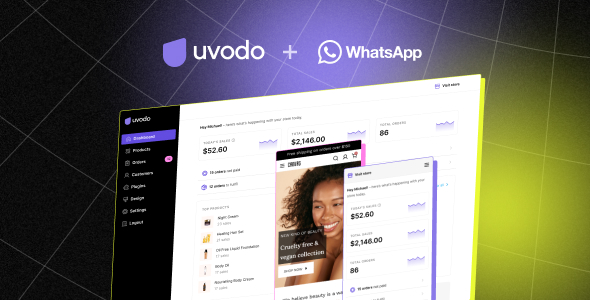 Grab on WhatsApp plugin for Uvodo – Headless eCommerce Platform