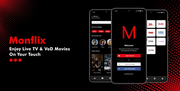 Monflix – OTT, Stay TV & Movies App