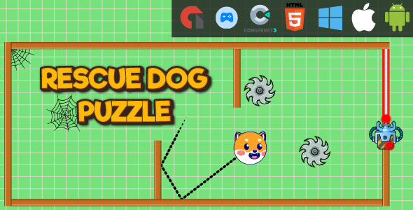 Rescue Dog Puzzle – HTML5 Sport – Net, Mobile and FB Quick video games(C3p and HTML5)