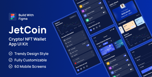 Jetcoin – NFT  Wallet App Figma Template