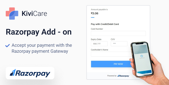 KiviCare – Razorpay Cost Gateway ( Add – on  )