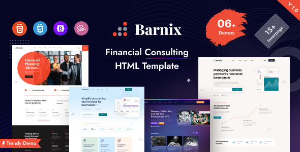 Barnix – Commercial & Financial HTML Template