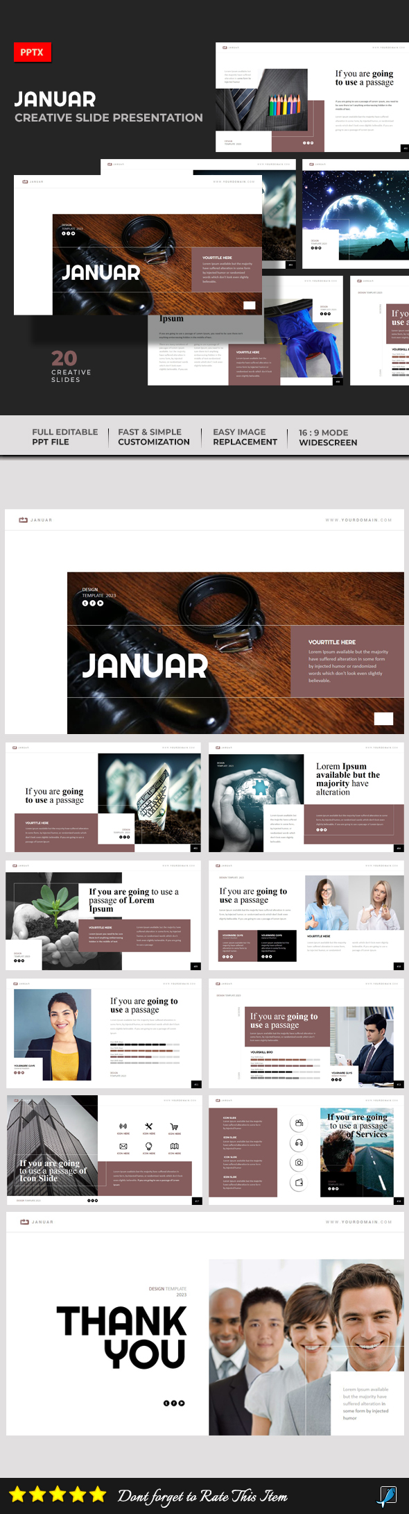 Januar Presentation Template