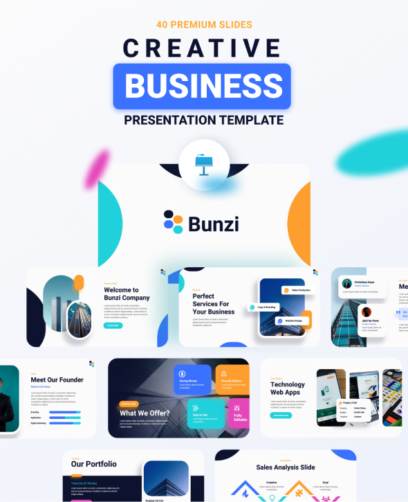 BUNZI – Inventive Enterprise Keynote Template