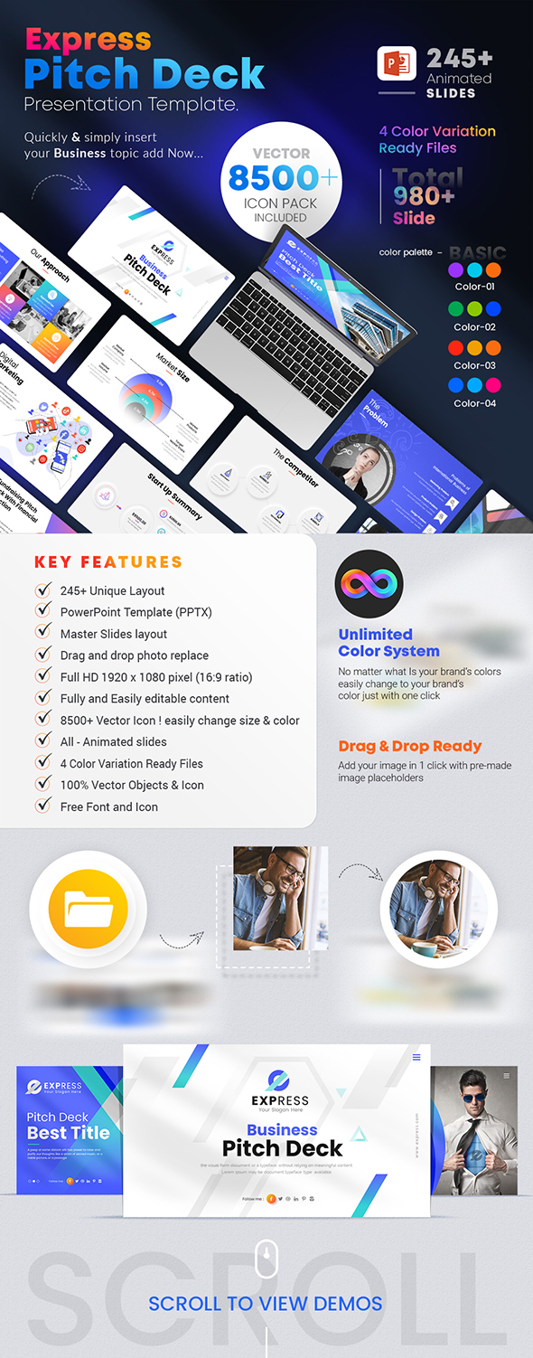 Utter – Pitch Deck PowerPoint Presentation Template