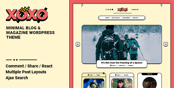 Xoxo – Blog & Magazine WordPress Theme