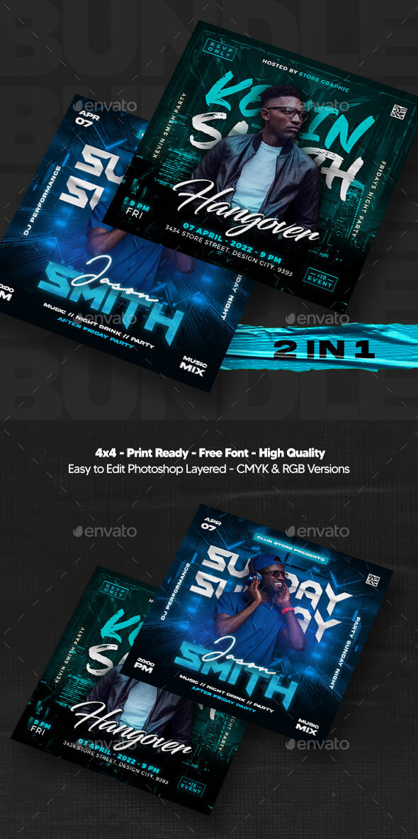 DJ Flyer Bundle