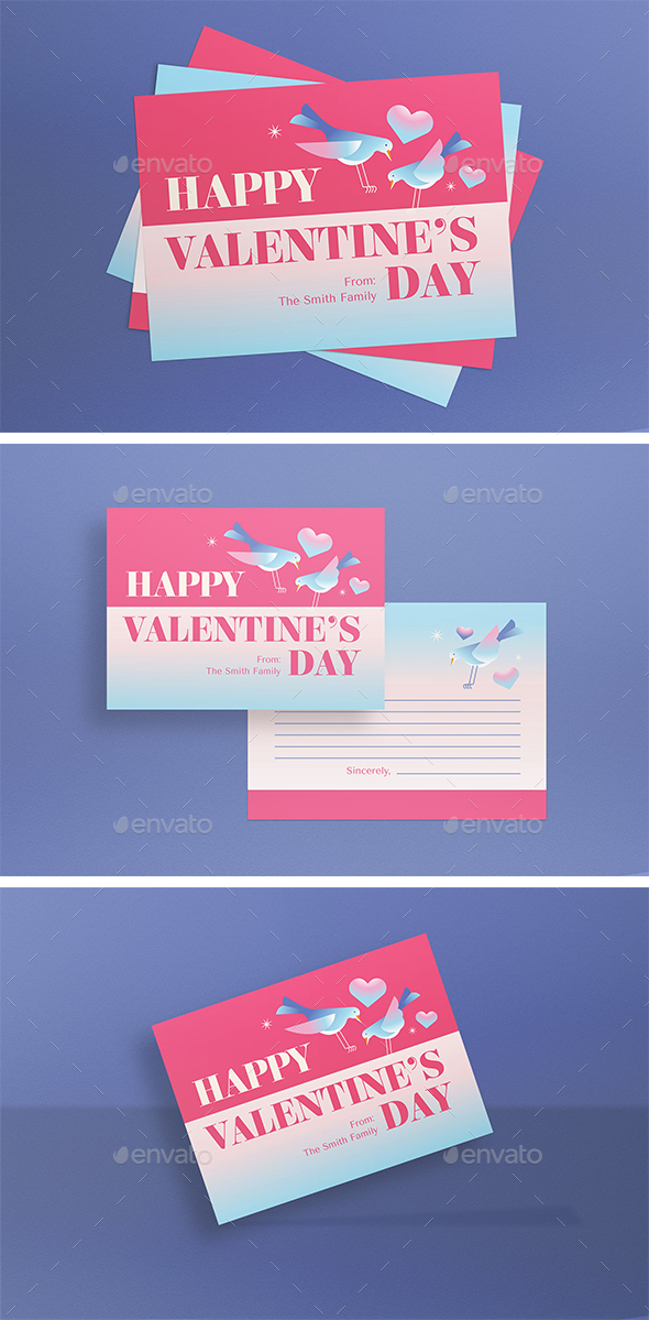 Crimson Accepted Valentine Greeting Card