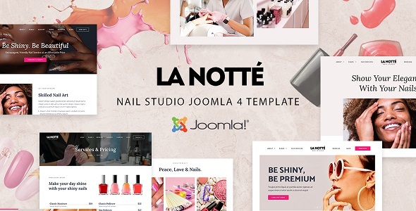 La Notte – Nail Salon Elegance Parlor Joomla 4 Template