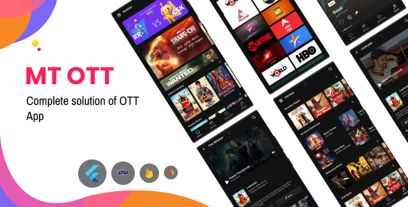 Mtt Ott – Ott app with webseries and track -UI & UX