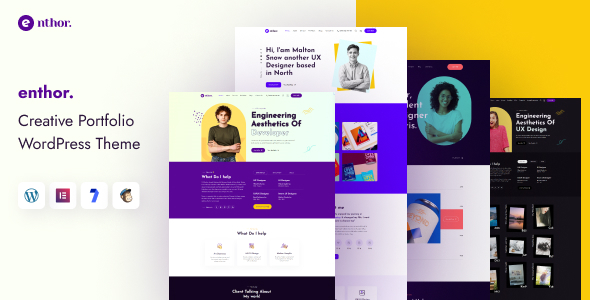 Enthor – Ingenious Portfolio WordPress Theme