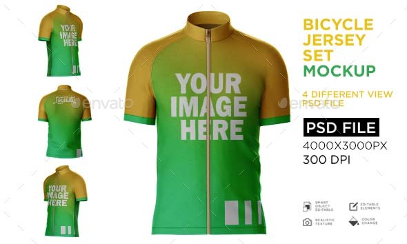 Bicyle Jersey Situation Mockup