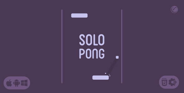 Solo Pong | HTML5 Sort Game