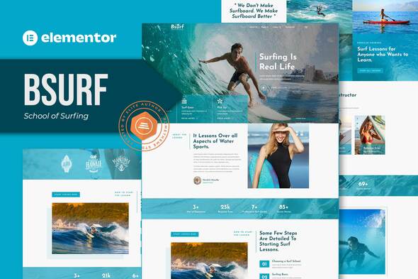 Bsurf – Browsing College Elementor Template Package