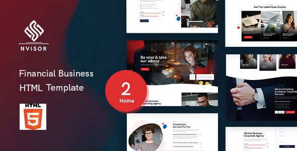 Nvisor – Financial Industry HTML Template