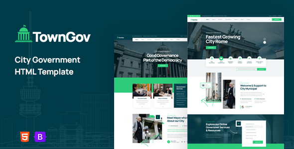 Towngov – City Authorities HTML Template