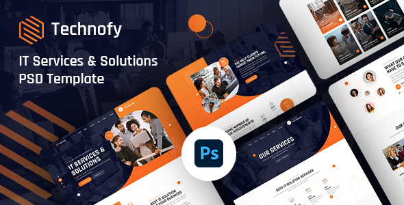 Technofy | IT Services & Solutions PSD Template