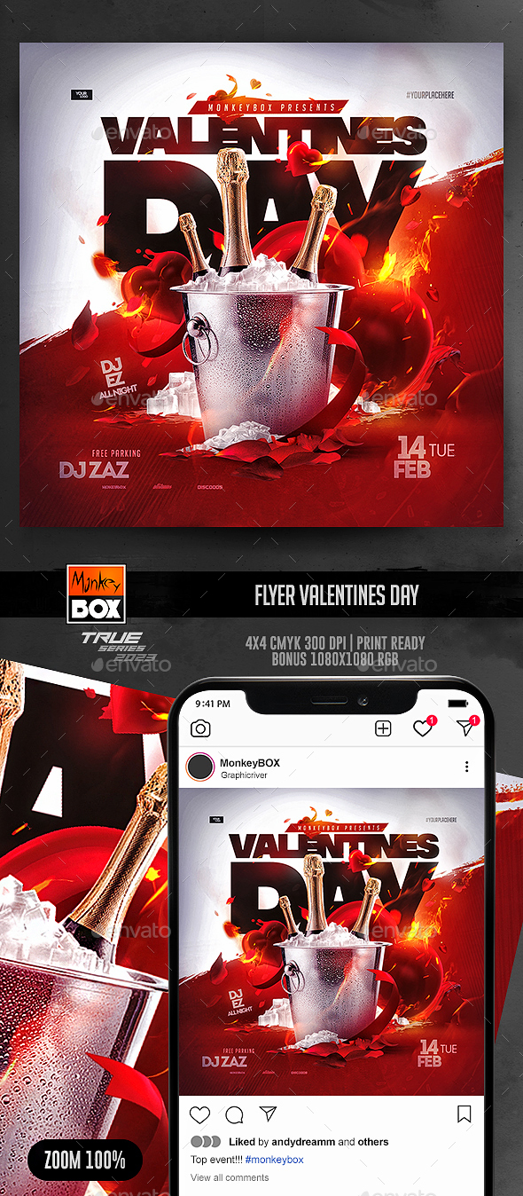 Flyer Valentines Day