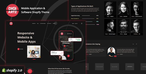 Digiartz – Application & App Retailer Shopify Theme