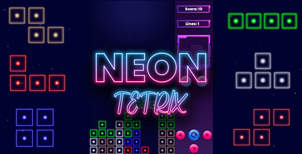 Neon Tetrix – Unhealthy Platform Puzzle Game