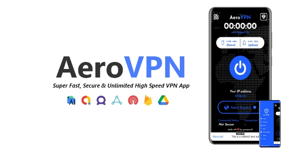 AeroVPN – Big Rapidly, Stable Excessive Gallop VPN App | ADMOB, APPLOVIN, FAN, FIREBASE, ONESIGNAL, G DRIVE