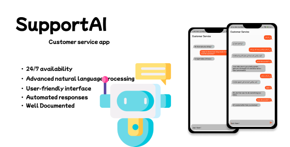 SupportAI | Customer Provider chatbot with Customizable questions and solutions