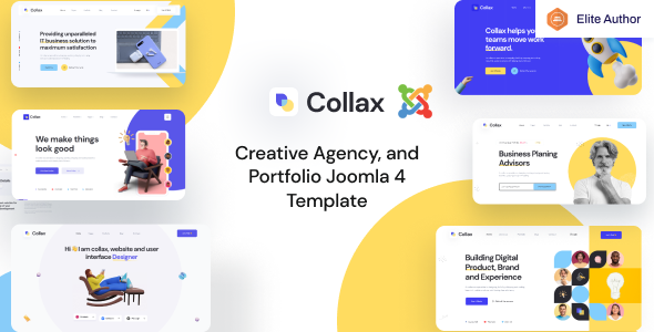 Collax – Inventive Agency And Portfolio Joomla 4 Template