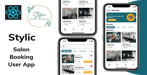 Stylic- Salon Reserving React-Native App